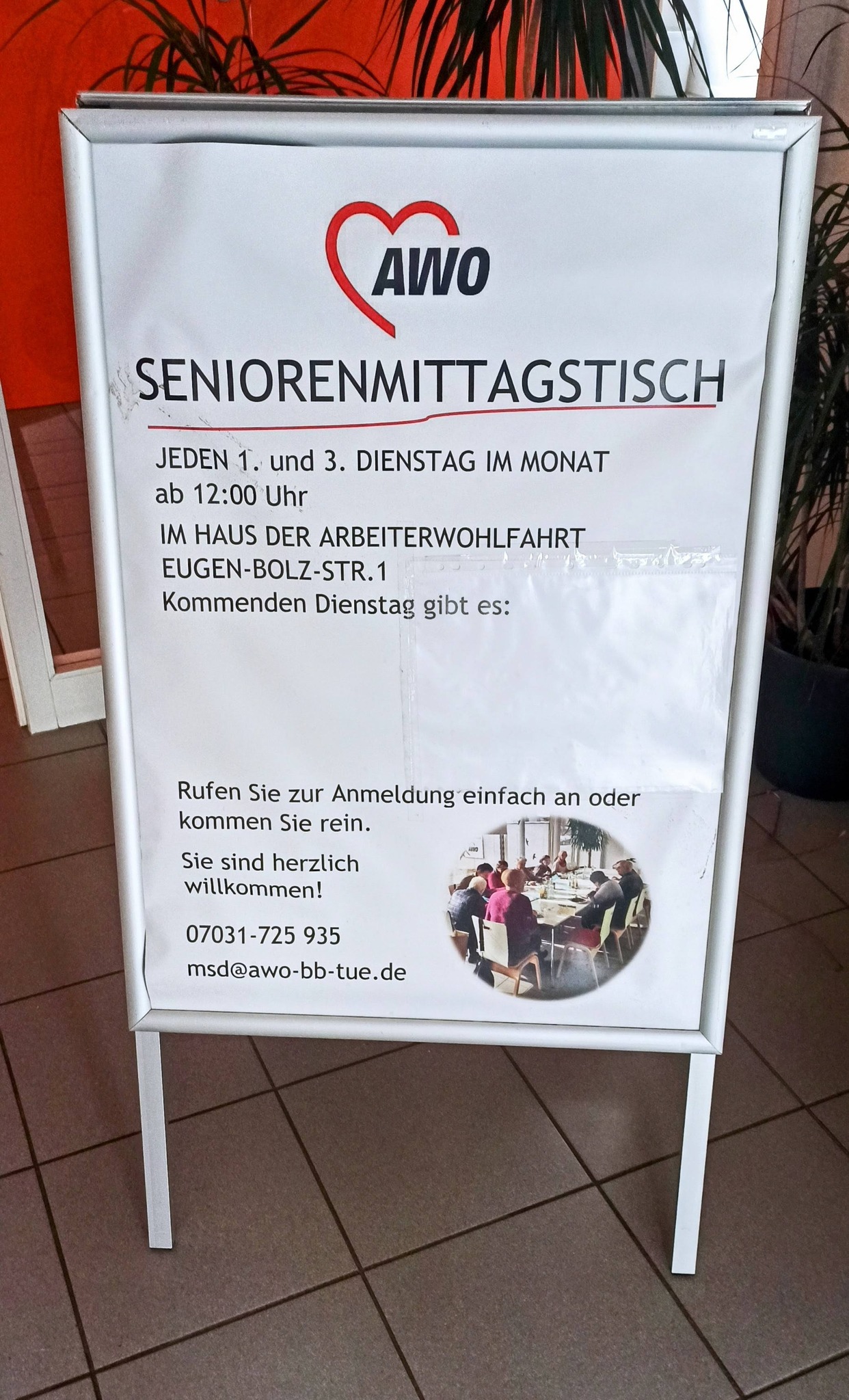 Einleitungsbild Seniorenmittagstisch